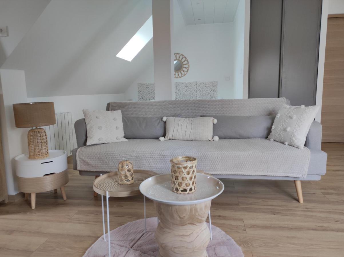 Studio Cosy Spacieux Lumineux Avec Terrasse Vezelois Exterior photo